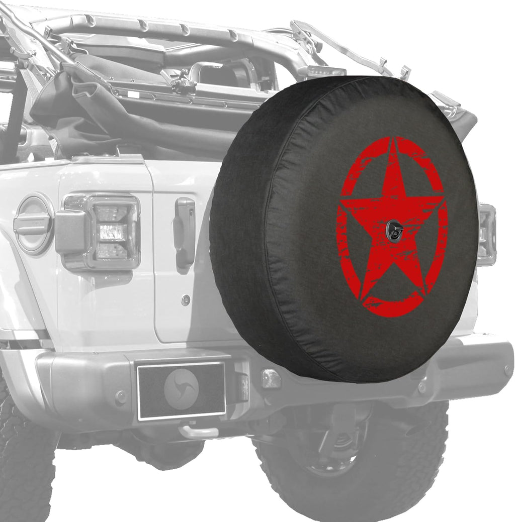 Soft JL Tire Cover for Jeep Wrangler with Back-up Camera, Pack of 2 Y78132