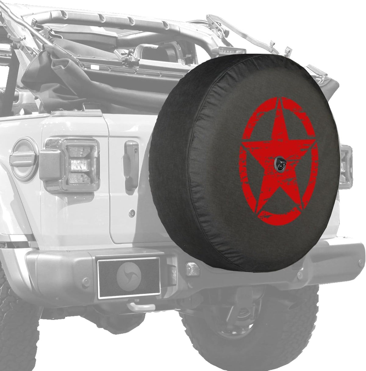 Soft JL Tire Cover for Jeep Wrangler with Back-up Camera, Pack of 2 Y78132