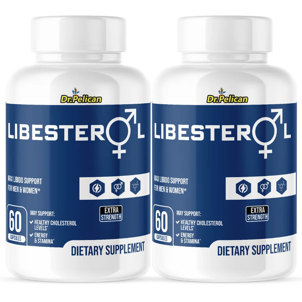 2 Bottles 120 Capsules Libido Stamina Cholesterol Supplement R369