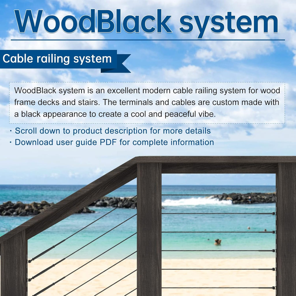 Black Vinyl Coated Stainless Steel Wire Rope M254