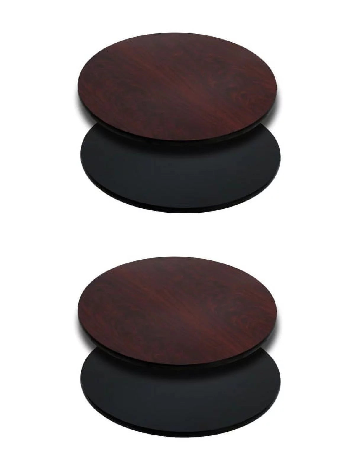 2 Pack 36'' Round Reversible Laminate Table Top P198