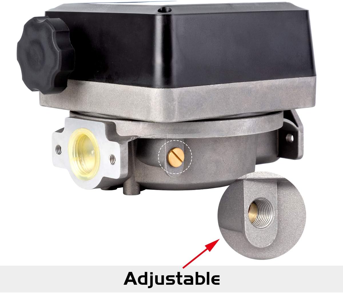Aluminum Mechanical Fuel Flow Meter 7-20 GPM N923