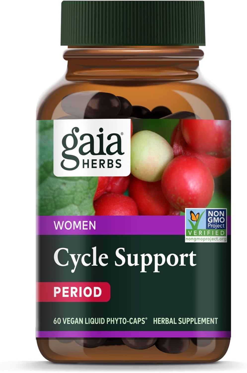 60 Vegan Capsules Herbal Supplement with Vitex Berry & Schisandra O7268
