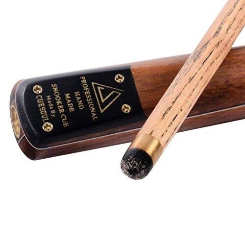 Handmade 57 Rosewood 3/4 Piece Snooker Cue with Black Case and Extension I86368