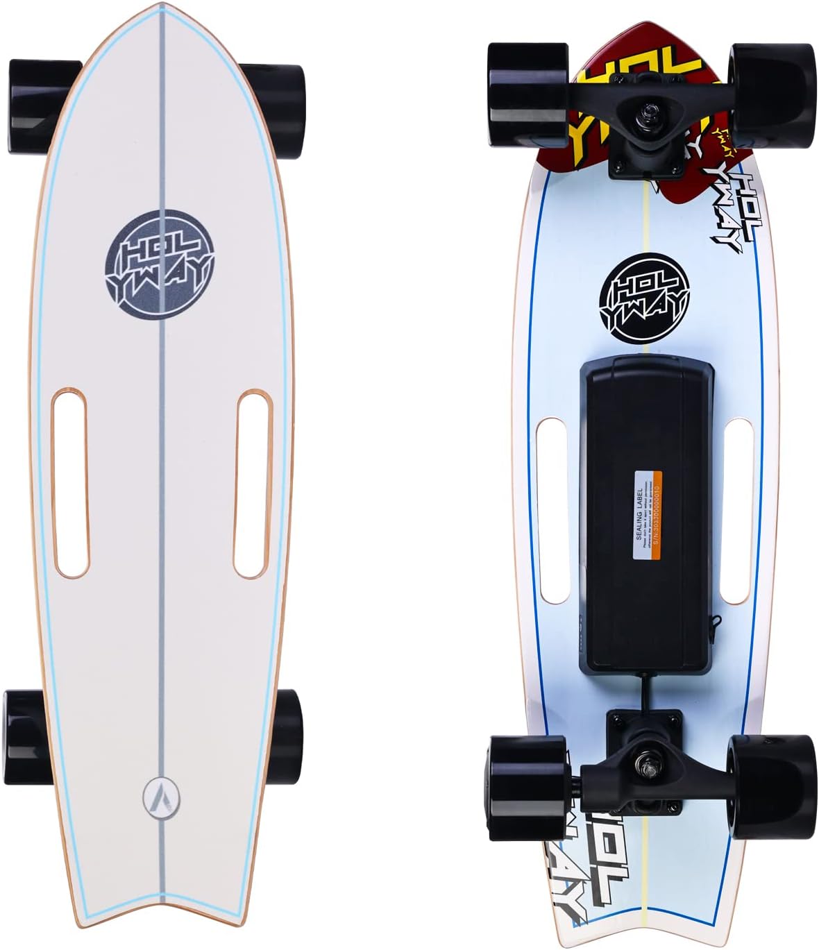 Electric Skateboard with Remote Control, 350W Hub-Motor, 13 MPH Top Speed, 5.5 Miles Range V7238