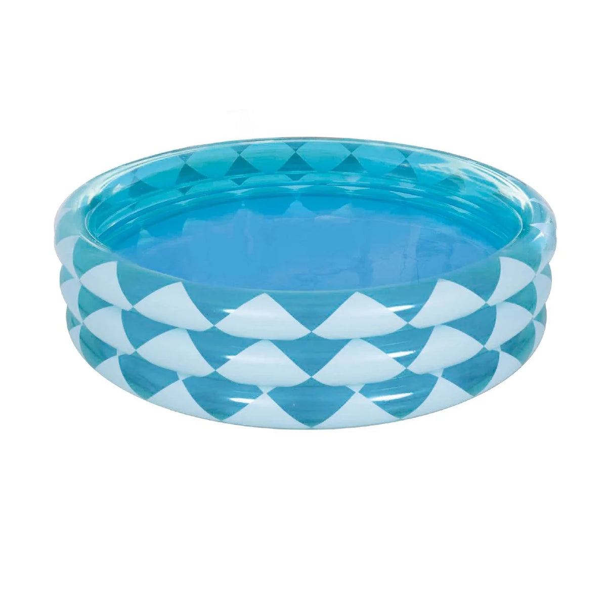 Blue Soft-Sided Round Inflatable Kiddie Pool Q794129
