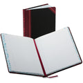 Record/Account Book, Record Rule, Black/Red, 300 J753594