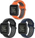 Soft Silicone Waterproof Breathable Replacement Wristband Bands Y45561