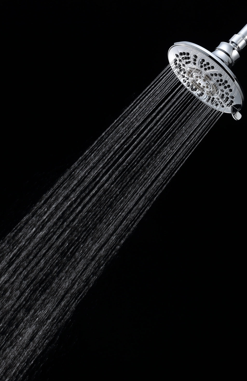 6-Setting Large Chrome Shower Head with Rub-Clean Nozzles T5160
