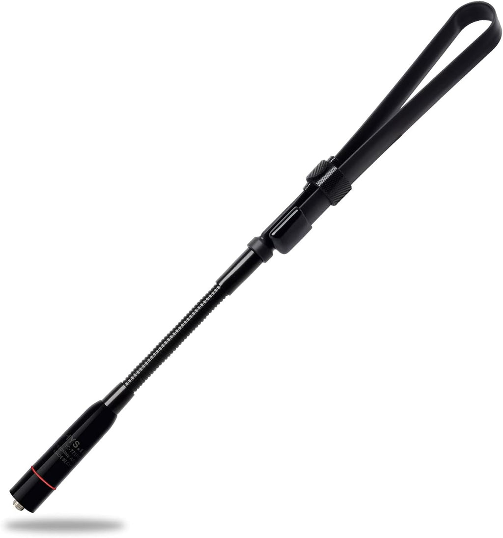 Tactical Foldable Whip Antenna, SMA-Female, VHF UHF 144/430Mhz, Gooseneck Antenna R737460