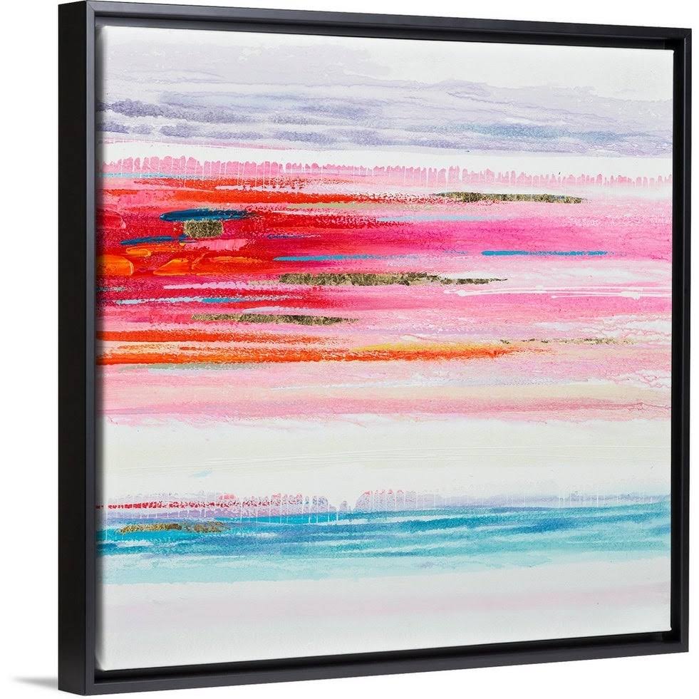 Black Float Frame Canvas Art 24 x 24 A54993
