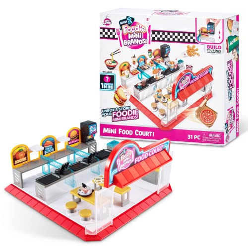 Mini Brands Foodie Series 2 Food Court Playset with 1 Exclusive Mini D8222