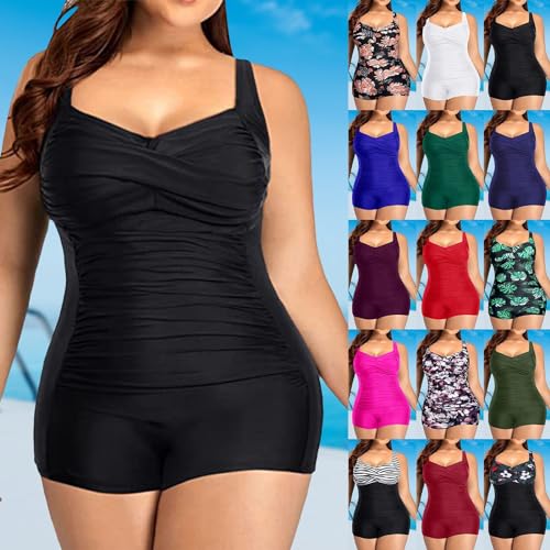 Plus Size One Piece Swimsuit X7504