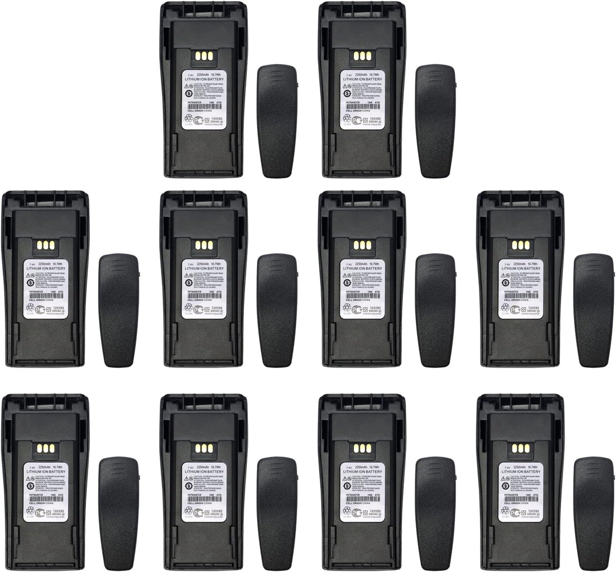 7.4v Replacement Battery with Belt Clip F660