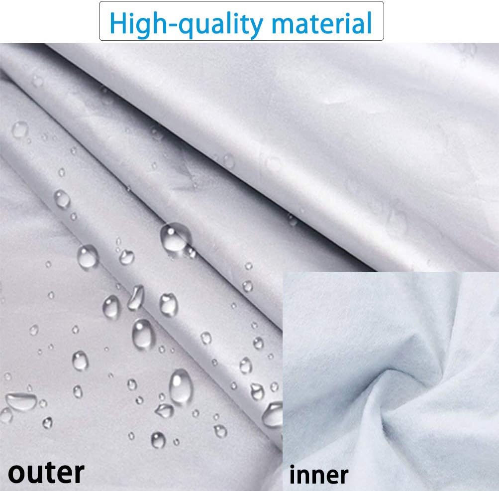 Half Car Cover Cotton All Weather Waterproof Universal D18629