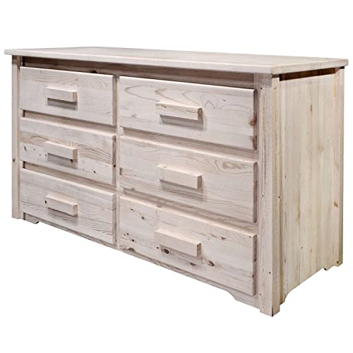 6 Drawer Unfinished Dresser K1263