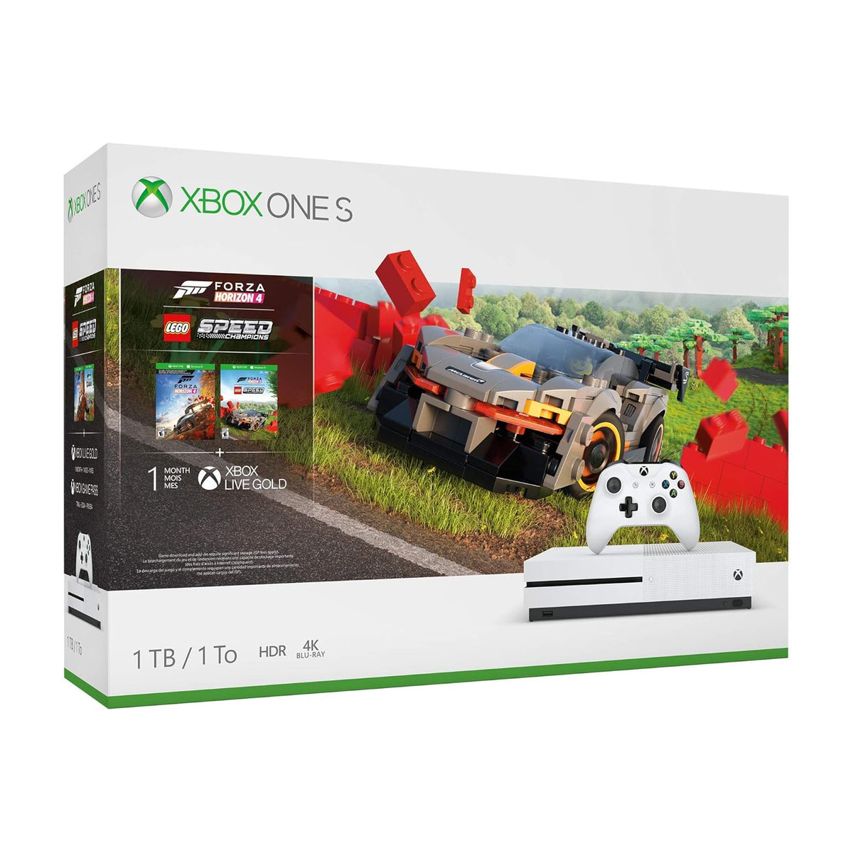 White 1TB Xbox One S X8370