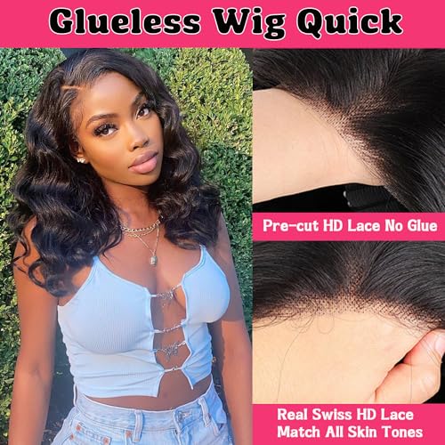 14 Inch Body Wave Lace Front Human Hair Wig A5430