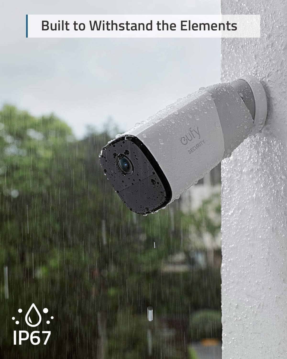 Wireless Home Security Camera System, 3-Cam Kit, 2K Resolution I598156