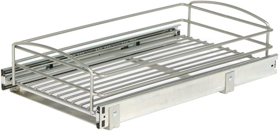 Silver Pull Out Cabinet Organizer Q343119