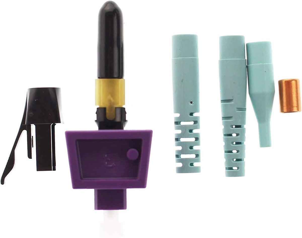 LC Multimode Fiber Optic Connector, Pack of 6 P15505