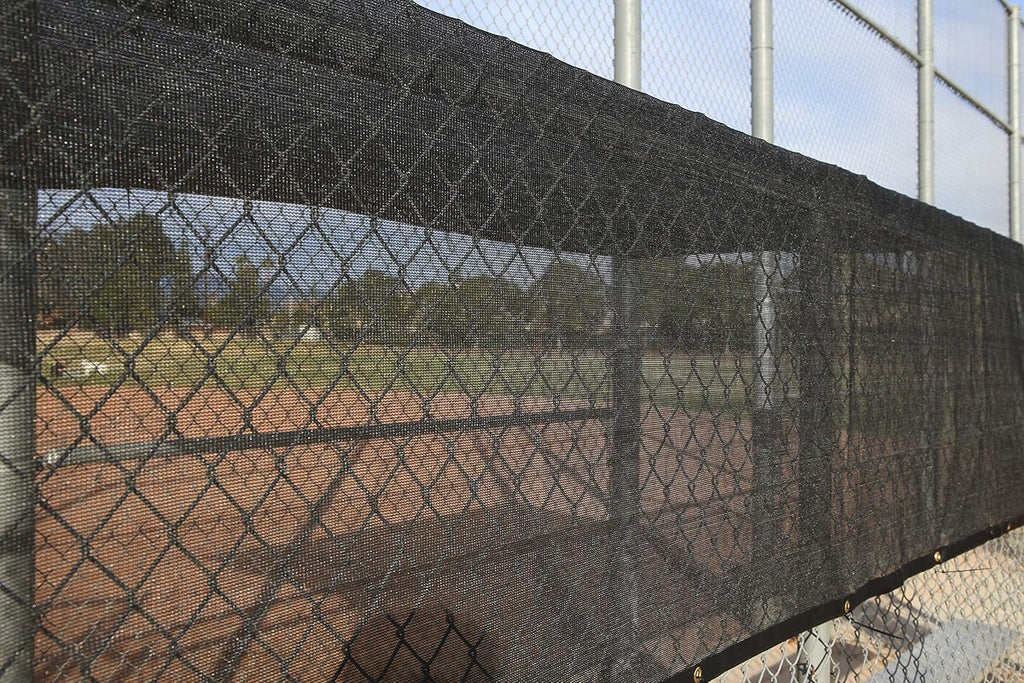 10 FT X 12 FT Heavy Duty Black Knitted Mesh Tarp with Grommets E92052