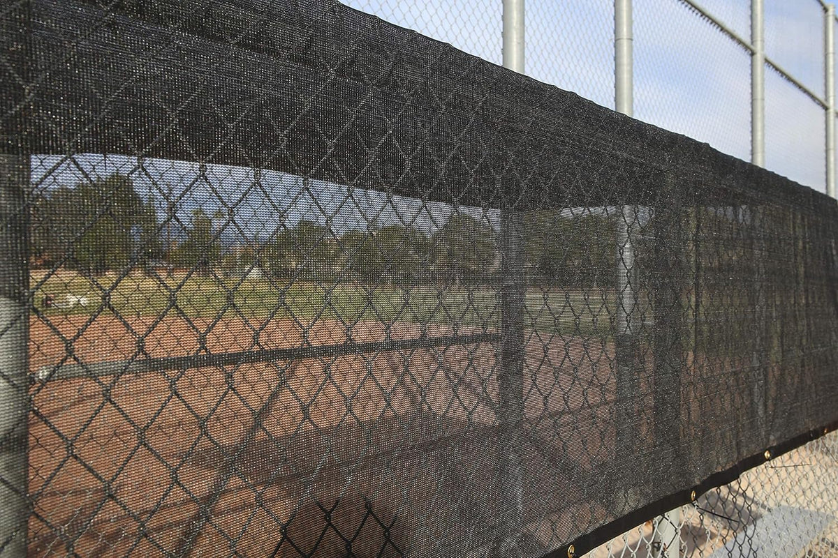 10 FT X 12 FT Heavy Duty Black Knitted Mesh Tarp with Grommets E92052