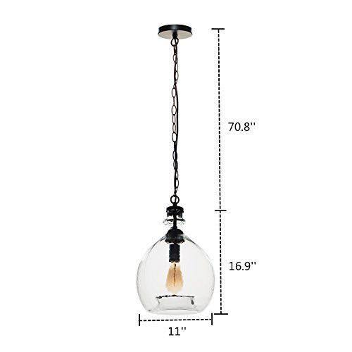 Hand Blown Glass Pendant Light I9611