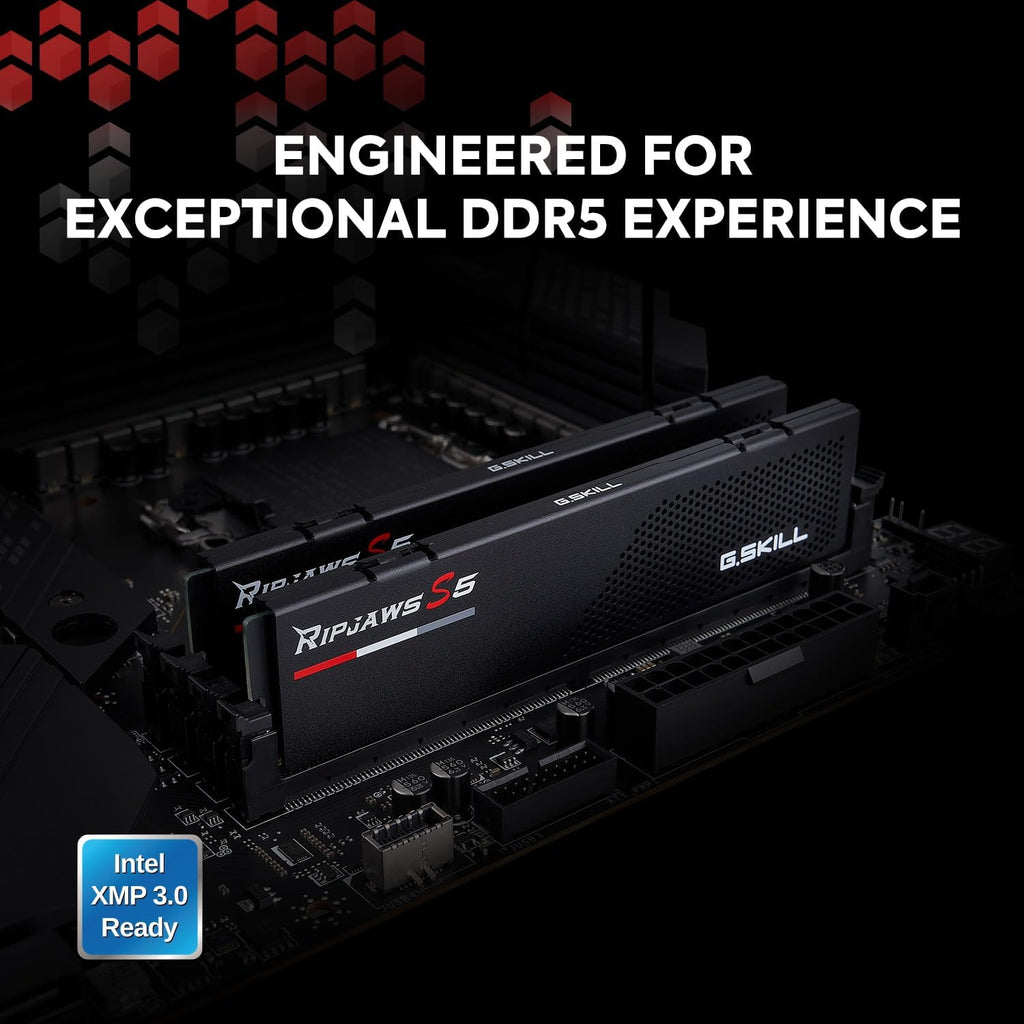 DDR5 RAM 96GB (2x48GB) 6400MT/s CL32-39-39-102 Matte Black Desktop Computer Memory F7258