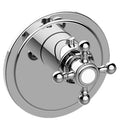 4 7/8x22 Thermostatic Valve Trim with Cross Handle in Polished Chrome E765877