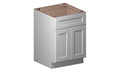 White 2 Doors 1 Drawer Base Cabinet K235