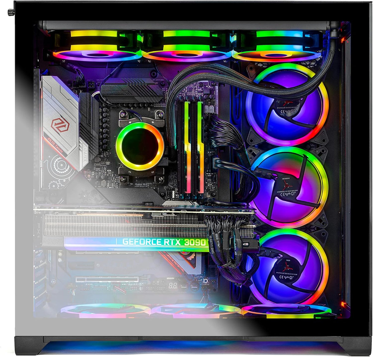 Intel Core i5 12600K RTX 3070 Ti 32G DDR5 1TB NVME SSD Gaming PC Desktop O755