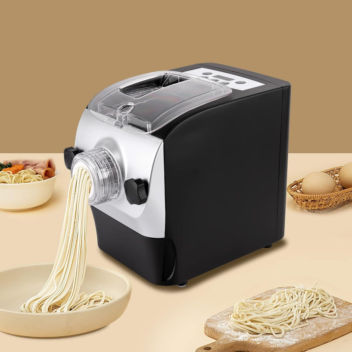 260W Automatic Pasta Maker Machine with 8 Moulds P80116
