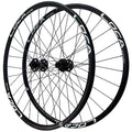 26" Mountain Bike Wheelset Center-Locking Disc Brakes Rims Sealed Bearing Hubs Thru Axle Wheel Set D4261
