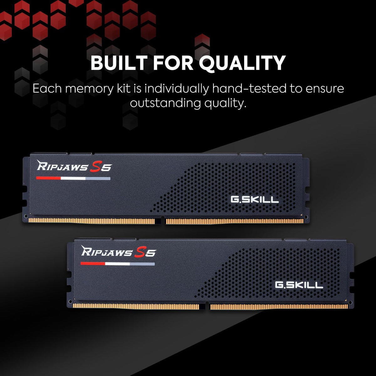 DDR5 RAM 96GB (2x48GB) 6400MT/s CL32-39-39-102 Matte Black Desktop Computer Memory F7258