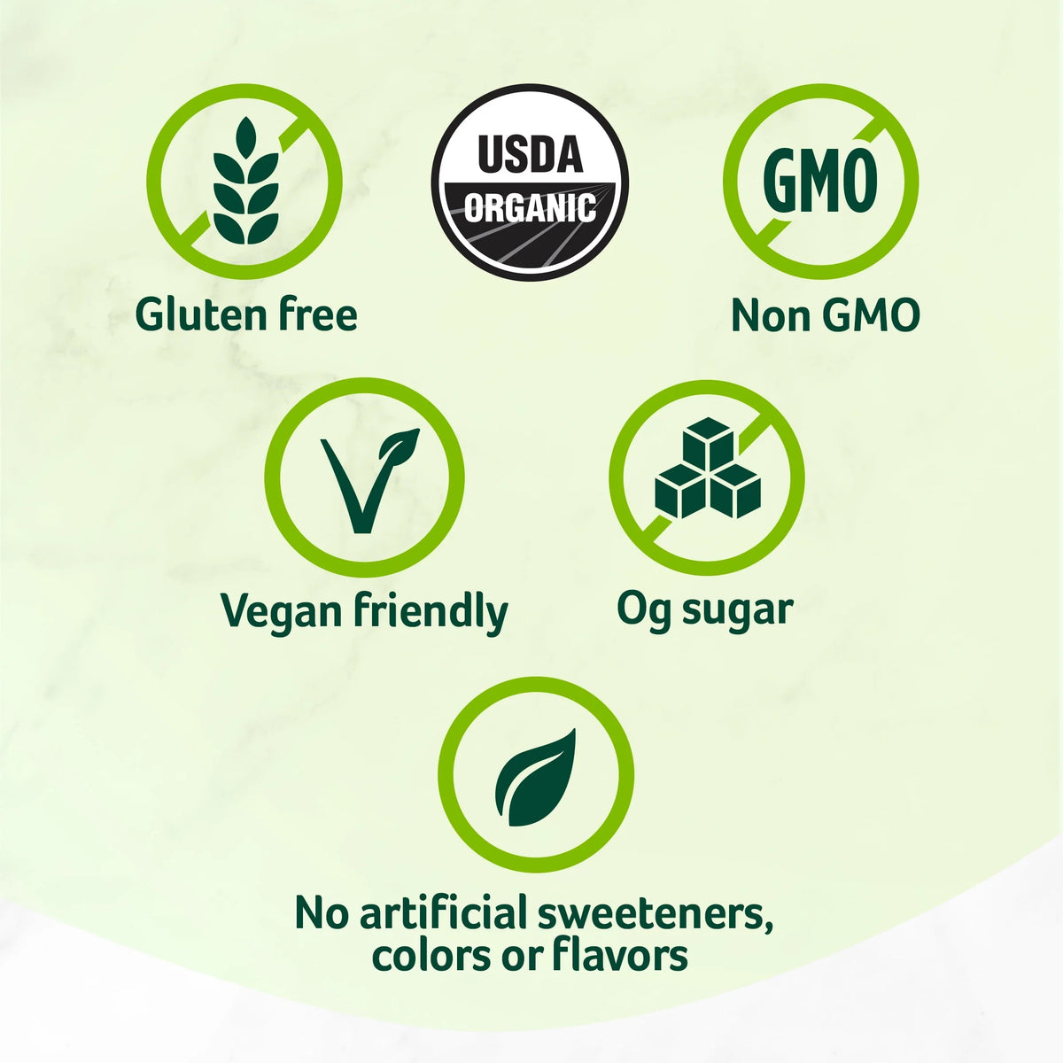 Organic Greens Superfood Supplement Powder Blend, Unflavored, 8.57 oz, 24 Servings A152467