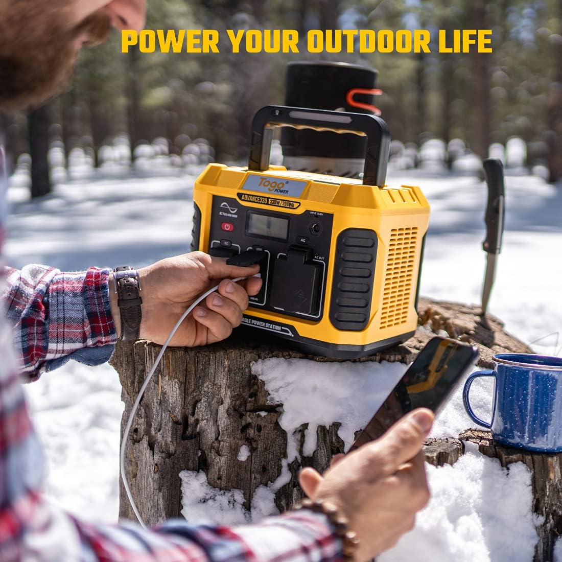 Portable Power Station 288Wh Lithium Battery 330W E460809