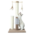 26 inch Sisal Cat Scratching Post with Hanging Ball Toy C1929