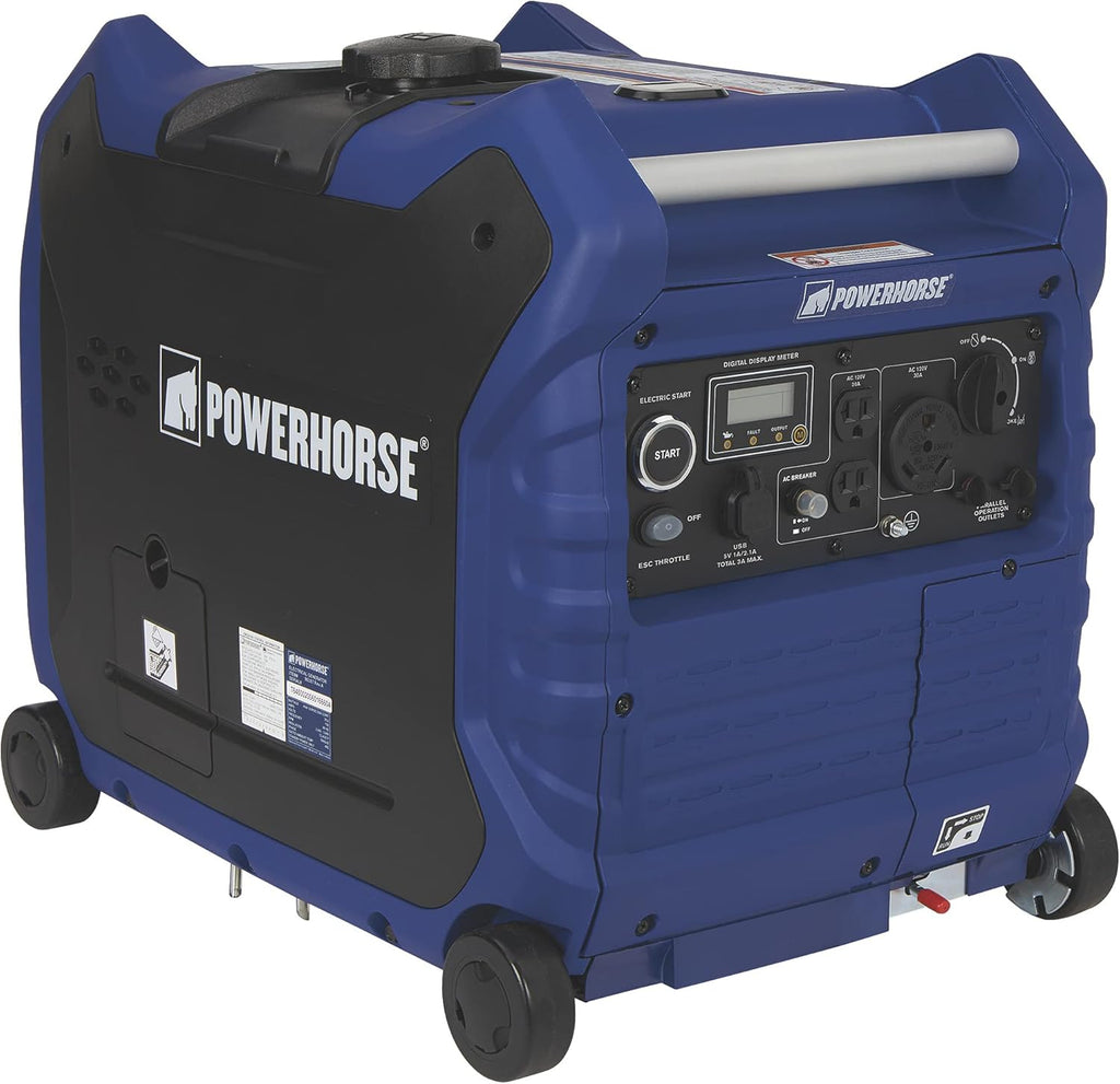 4500 Surge Watts 3500 Rated Watts Electric Start Inverter Generator Pack of 2 U741