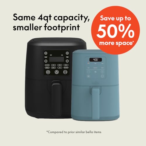 4Qt Slim Air Fryer with Ceramic Nonstick Coating Q999558