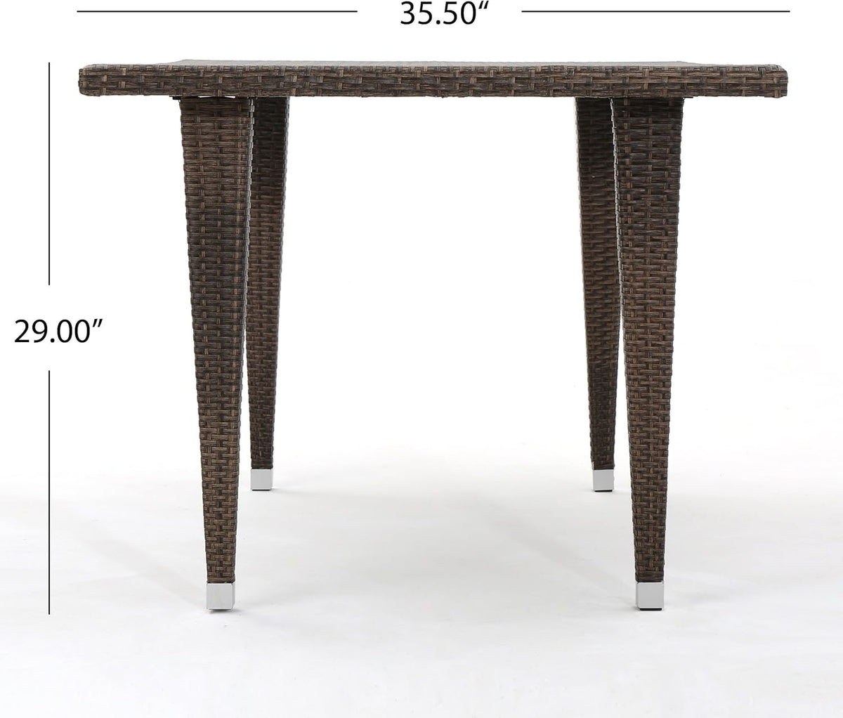 Outdoor Rectangular Wicker Dining Table M3166