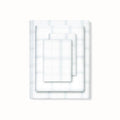 Organic Percale Plaid Sheet Set California King V504