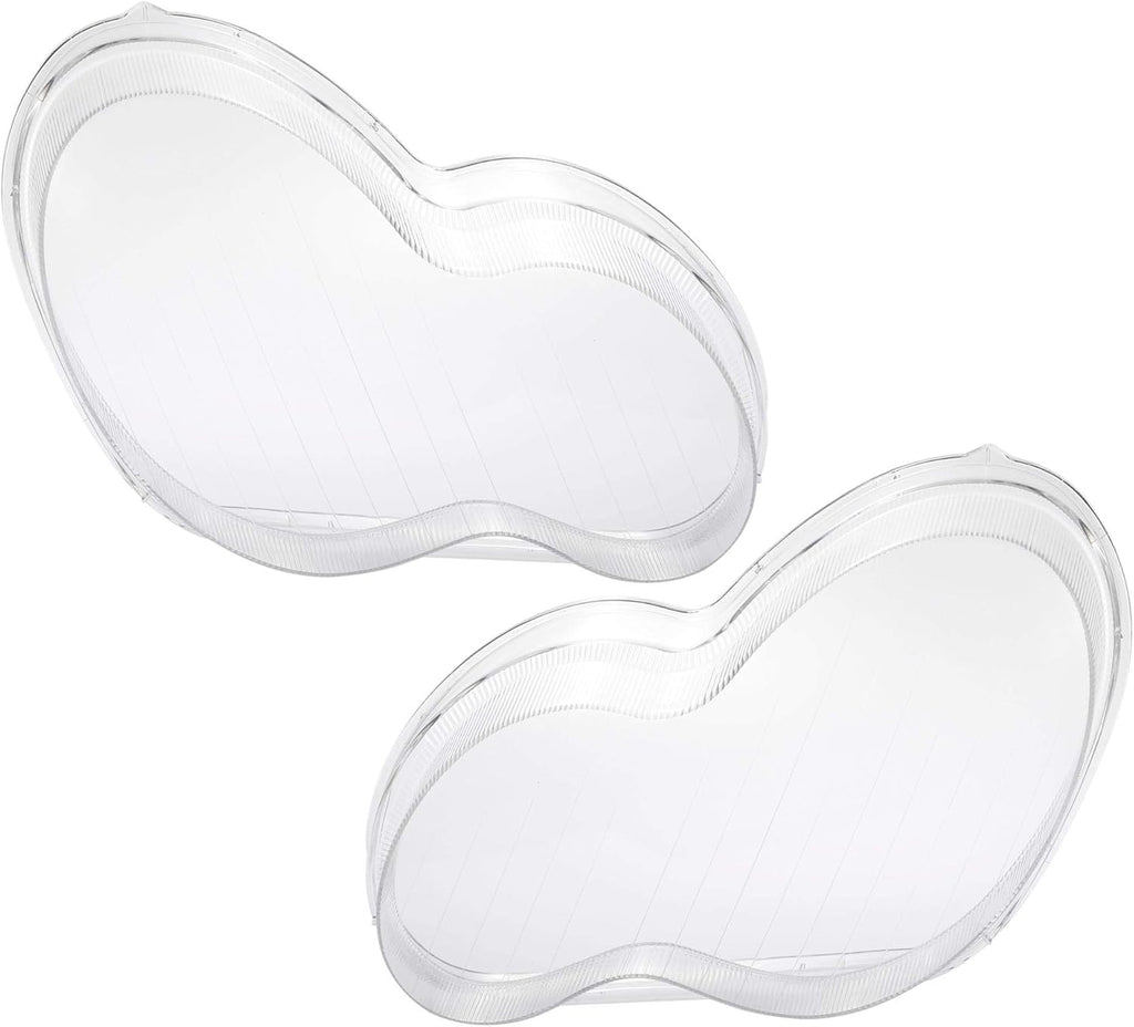 1 Pair Car Front Headlight Headlamp Lens Cover PC Shell H730032