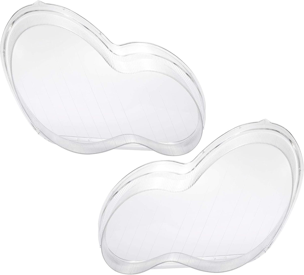 1 Pair Car Front Headlight Headlamp Lens Cover PC Shell H730032