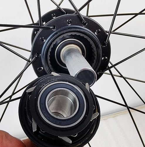 26" Mountain Bike Wheelset Center-Locking Disc Brakes Rims Sealed Bearing Hubs Thru Axle Wheel Set D4261