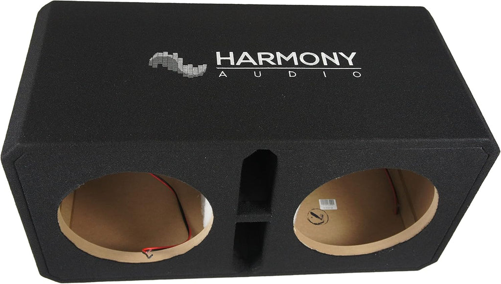 Dual 12" Empty Vented Port Subwoofer Enclosure J983
