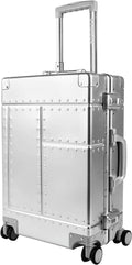All Aluminum Carry On Luggage Hard Shell Suitcase 20 In. Y75786