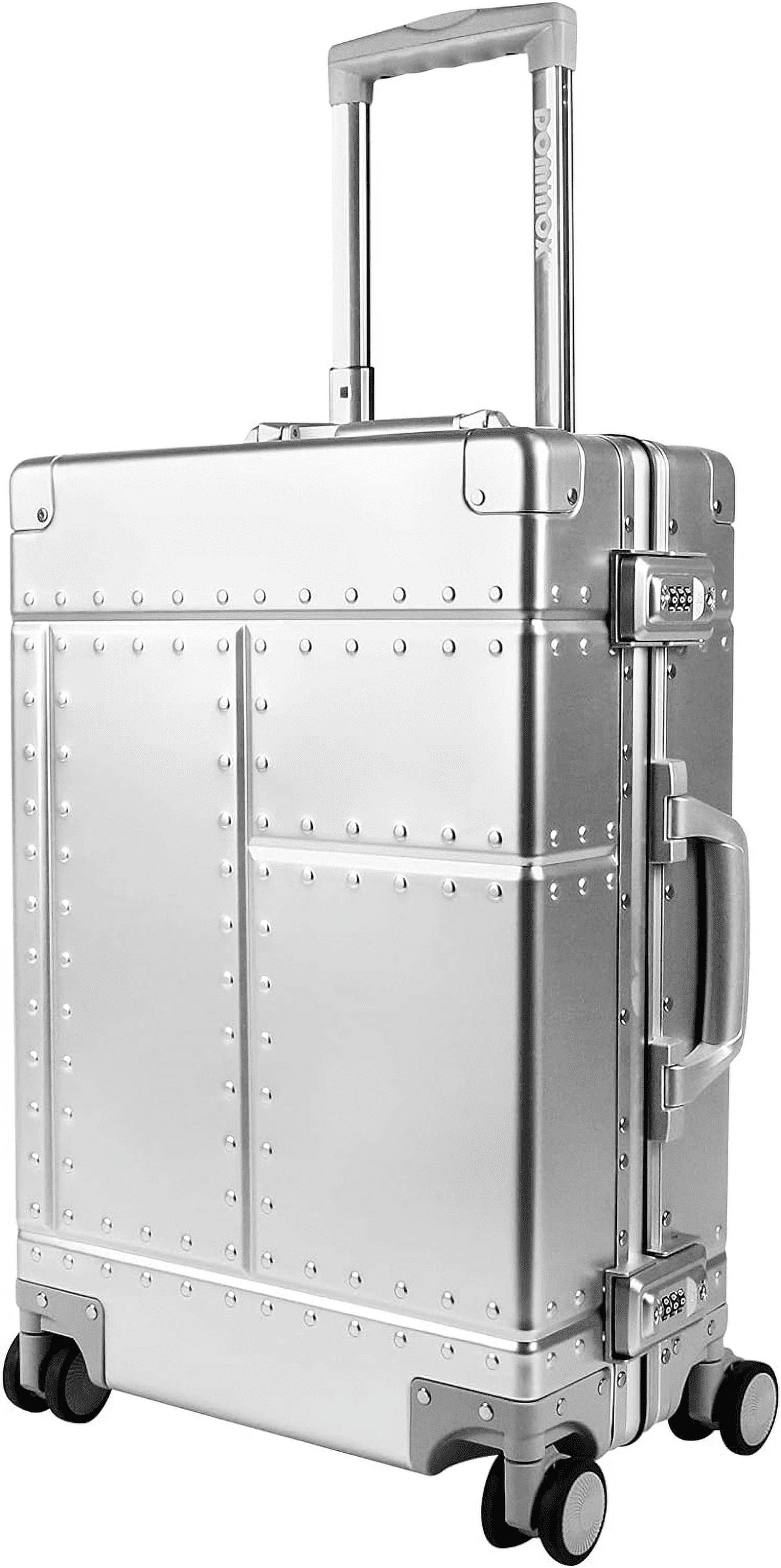 All Aluminum Carry On Luggage Hard Shell Suitcase 20 In. Y75786