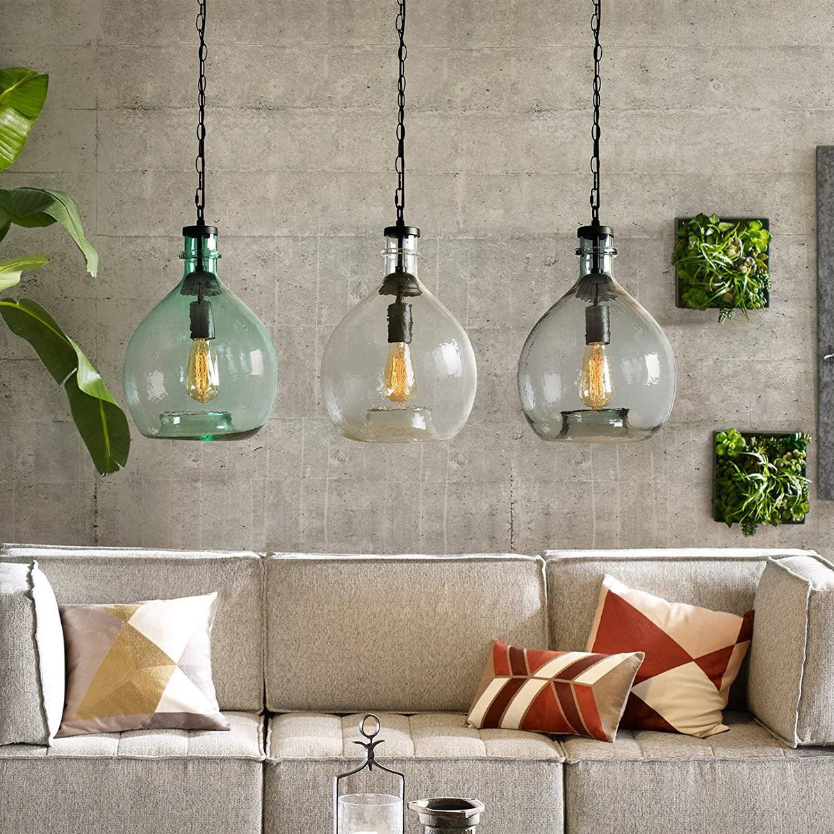 Hand Blown Glass Pendant Light I9611
