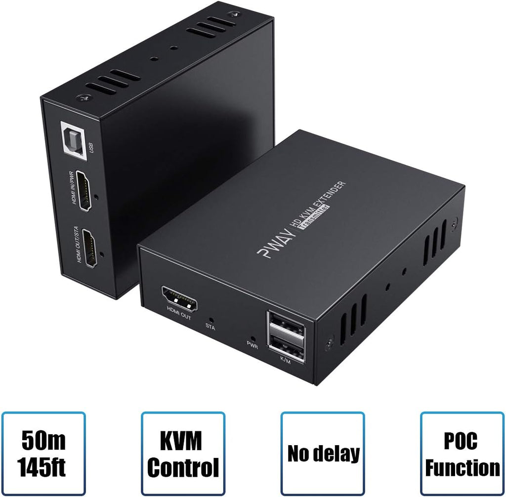 HDMI KVM USB Extender 492ft/150m over Cat5e/6/7 1080P S287
